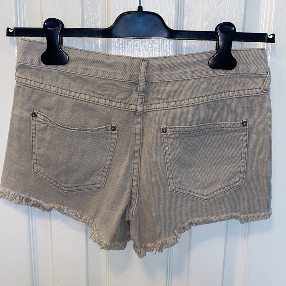 Free People Gray Denim Shorts - Picture 4 of 10